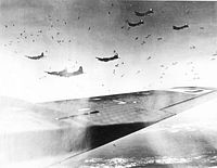 B-17s and flak